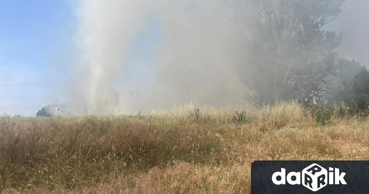 Пожар избухна за пореден път на сметището край пловдивското село