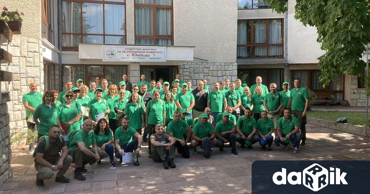 Лесовъди от Северноцентралното държавно предприятие и териториалните му поделения участваха
