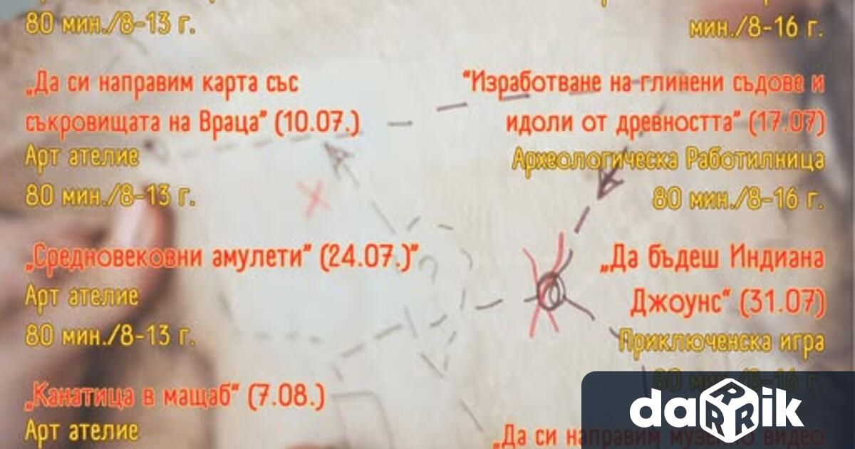 РИМ започва програмата Лято в Музея 2025 г Надяваме се