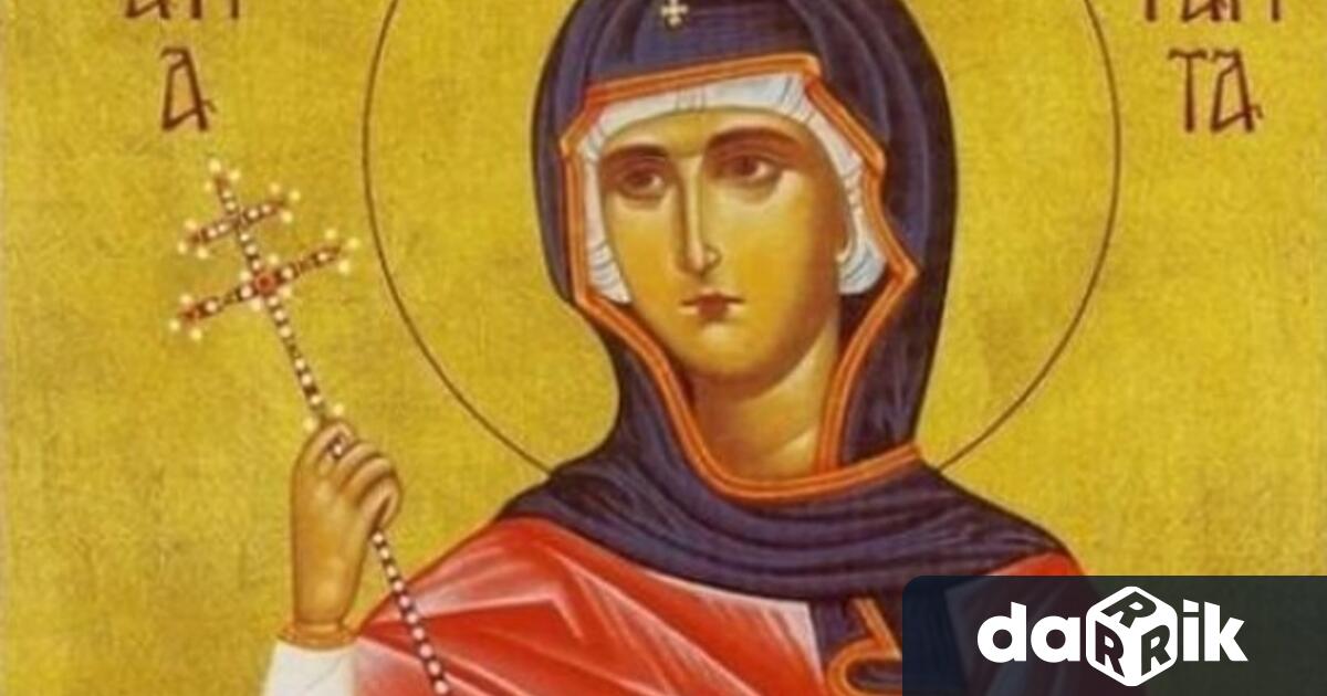 Света Агрипина се родила и получила възпитание в древния Рим