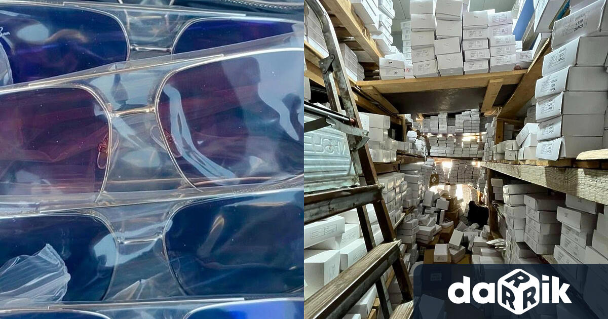 Близо 6000 слънчеви очила пребрандирани като оригинали реплики на 8