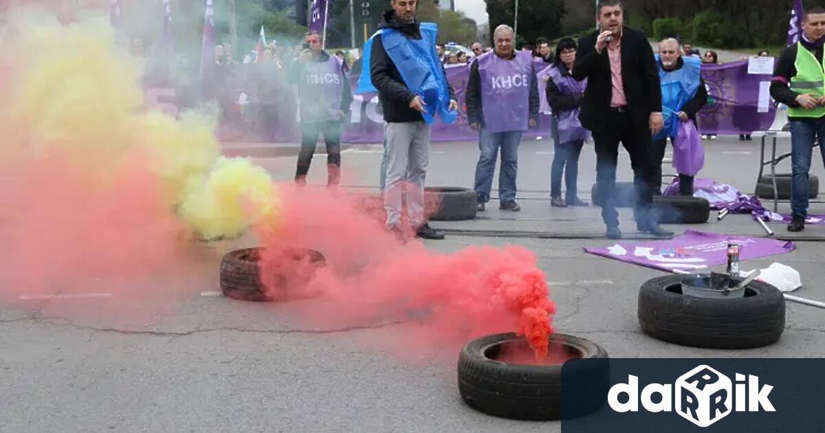 Нямаме данни за участие в протеста от страна на работници