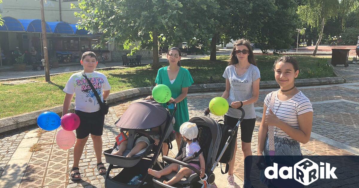 Потребители и доброволци на ЦОП Левски рисуваха и писаха послания