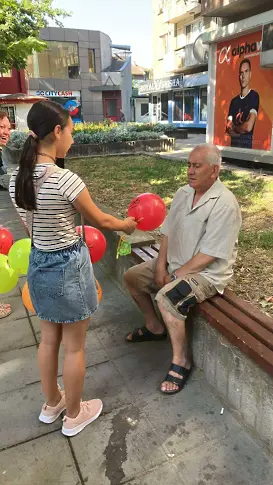  ЦОП-Левски: Послание в балон! Да събудим положителното в нас! 