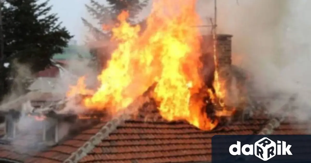 При пожар в къща намираща се във вилната зона на