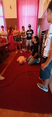  Областният координатор на БМЧК Ловеч изнесе открит урок по първа помощ 