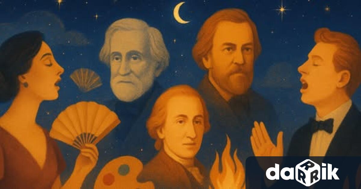 В една вълшебна вечер пред нас се явяват самите Верди