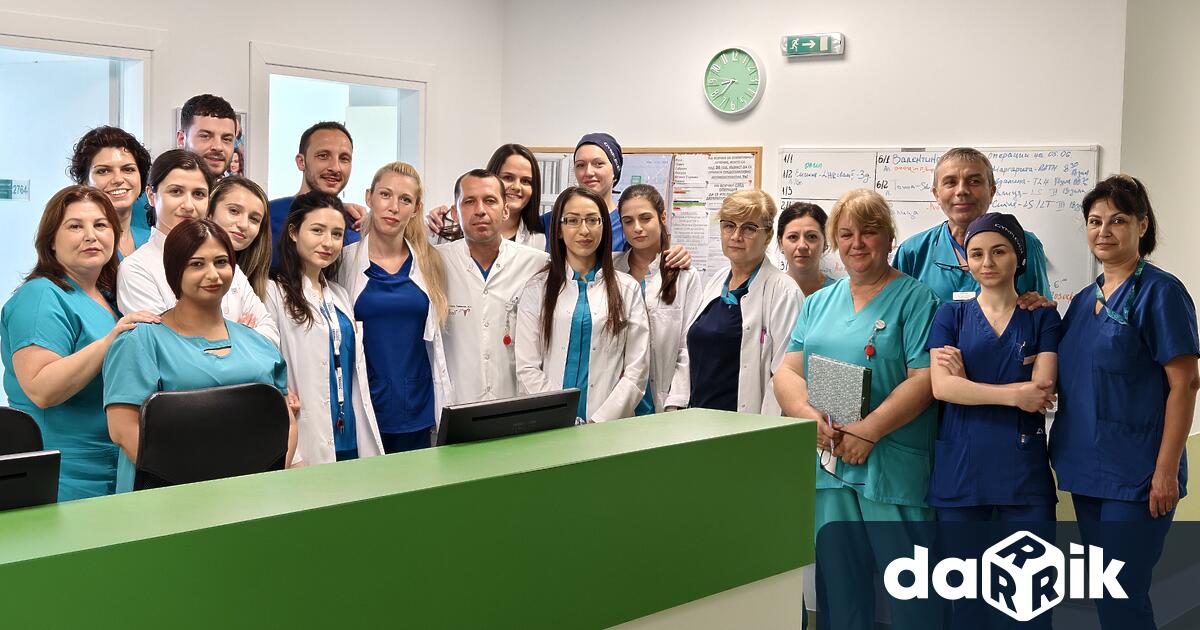 Отделението по гинекология с ръководител д р Александър Любенов е една