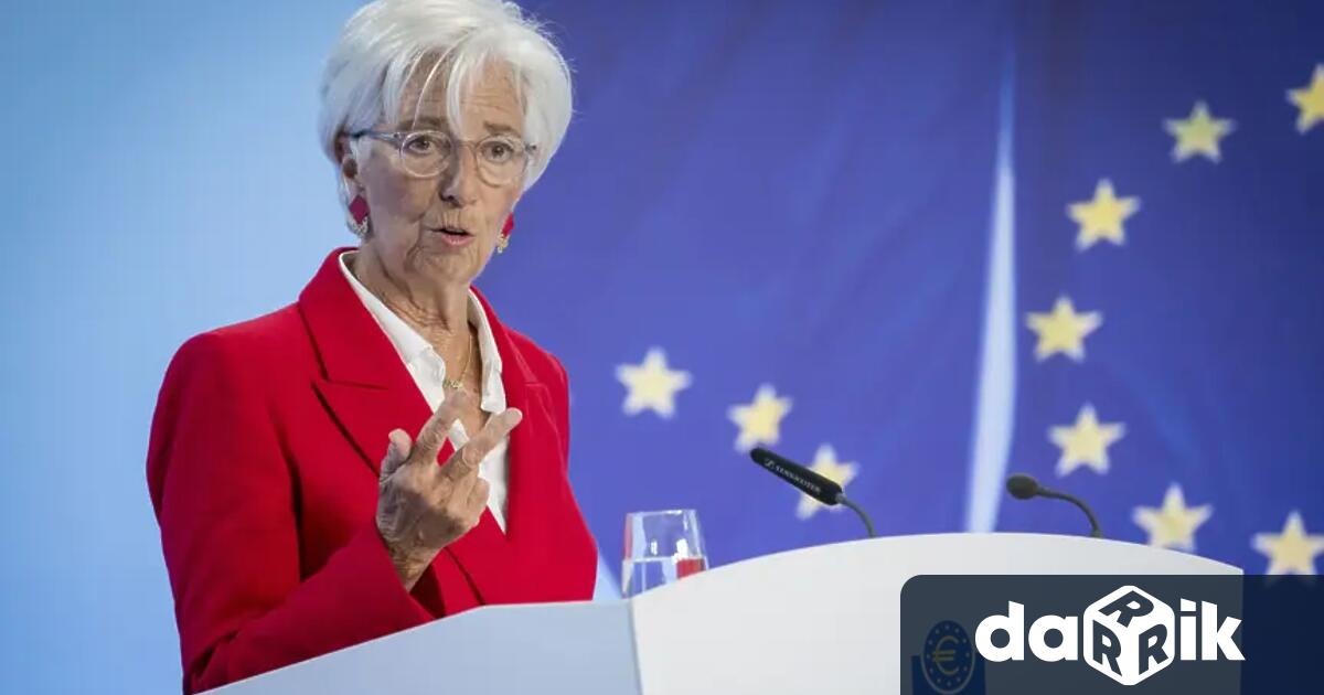 Президентът на Европейската централна банка ЕЦБ Кристин Лагард поздрави България