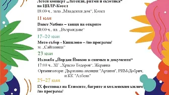 Културно лято в Община Котел през юли 