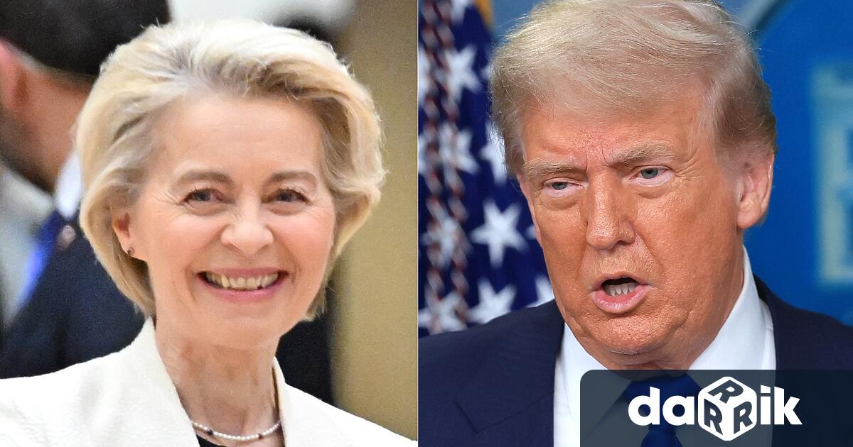 Председателят на Европейската комисия Урсула фон дер Лайен и президентът