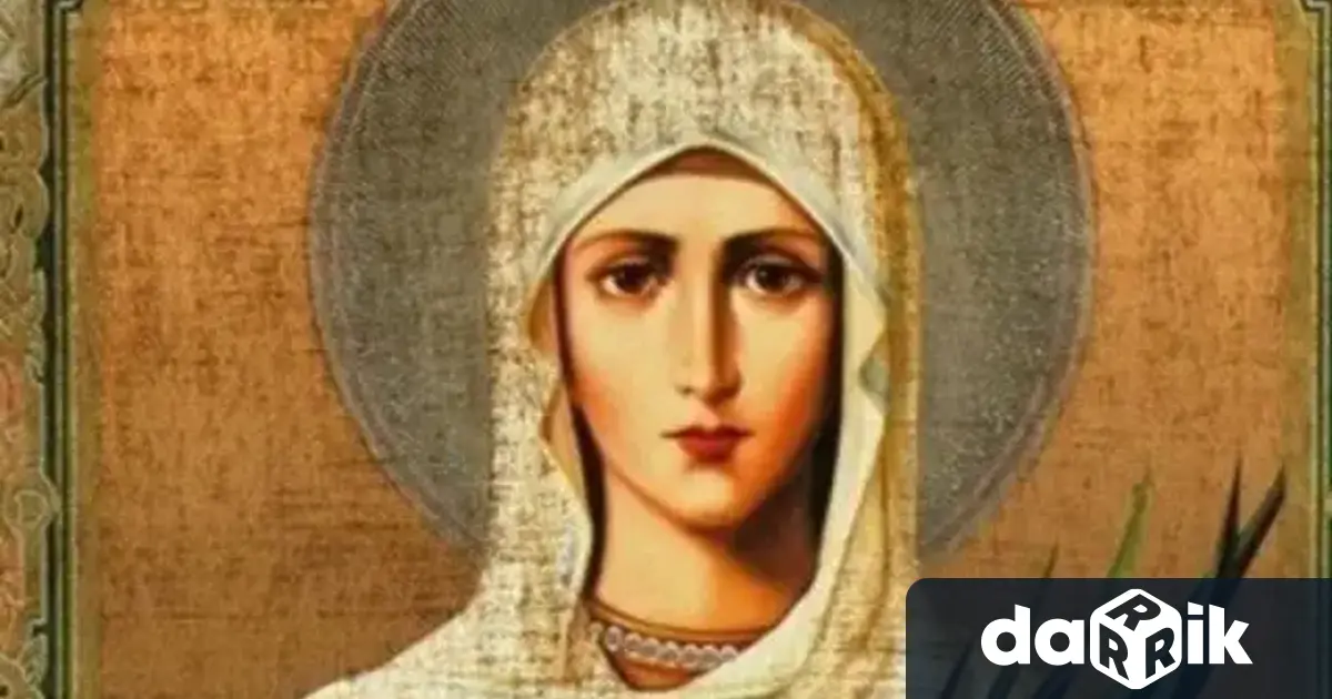 Светамъченица Неделя Кириакия е родена в Мала Азия навярно в Никомидия