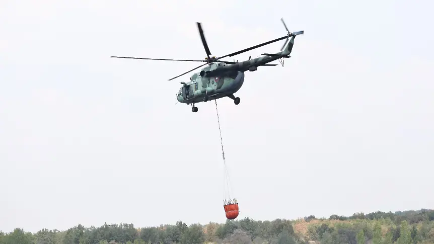 Овладяха пожара в природен парк "Рилски манастир"