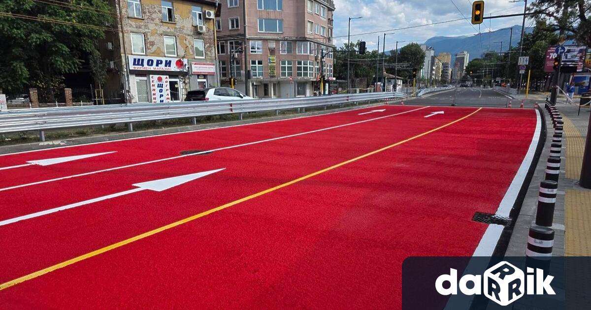 Днес възстановихме движението по новоизградения участък от ул Опълченска между