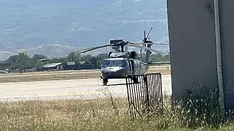 Пети хеликоптер от ЕС пристигна у нас за борбата с пожарите