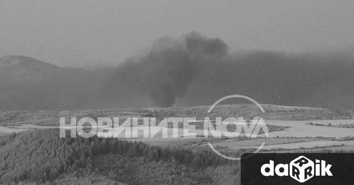 Голям пожар гори в ТЕЦ Бобов дол Пламъците са обхванали