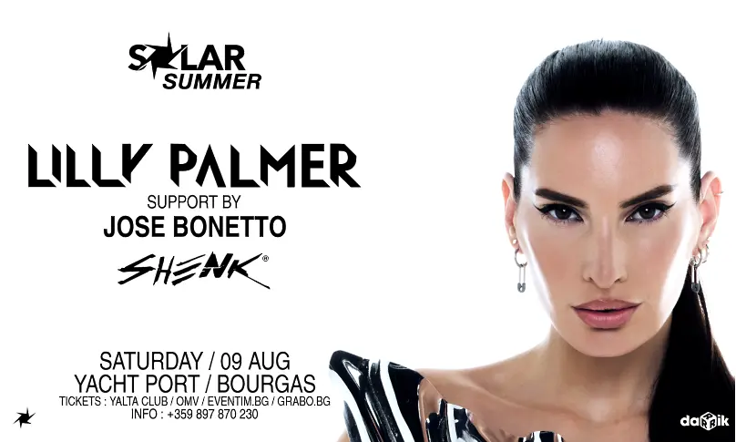 Lilly Palmer с лайв сет на финала на Solar Summer в Бургас