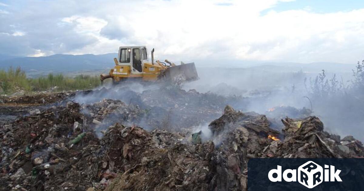 Нов пожар е избухнав Регионалното депо за битови отпадъци на