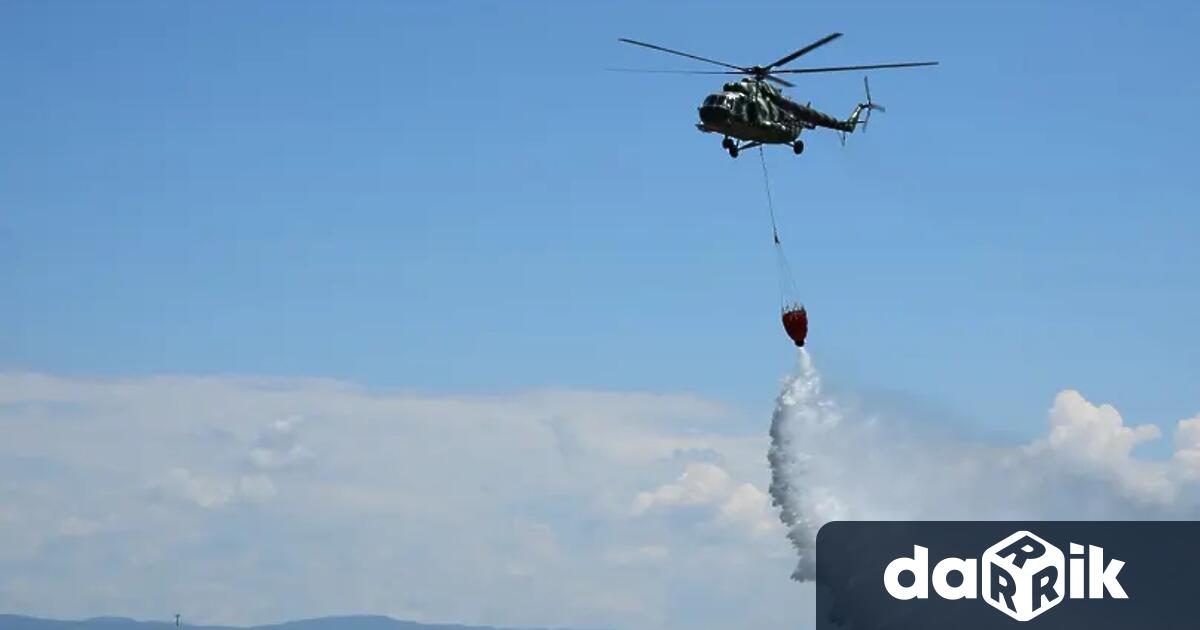 Продължава гасенето на пожара край тополовградското село Срем чийто фронт