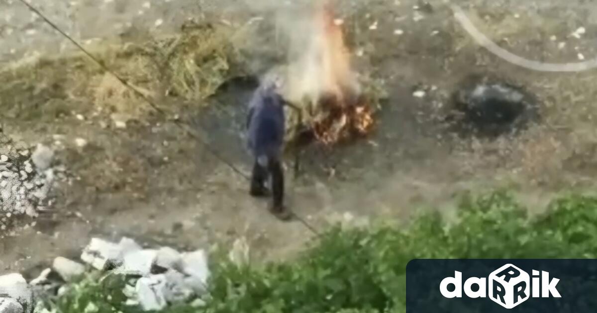 Хванаха мъж да пали огън край село Плоски То беше