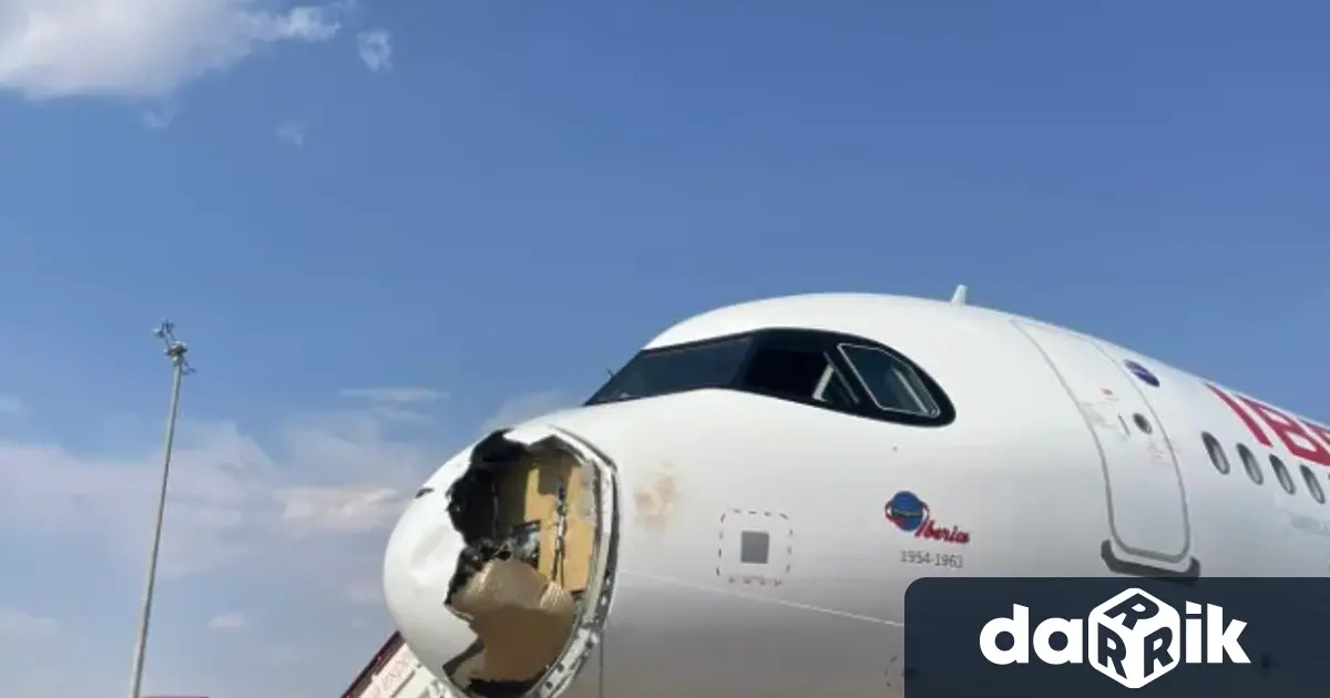 Лешояд се удари в самолет след излитането на машината от