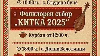 В началото на август 2 фолклорни събора в монтанско