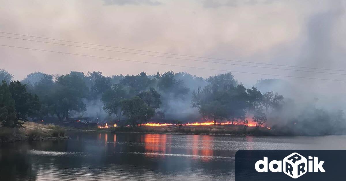 Частично бедствено положение обяви тази сутрин Община Хасково заради пожара