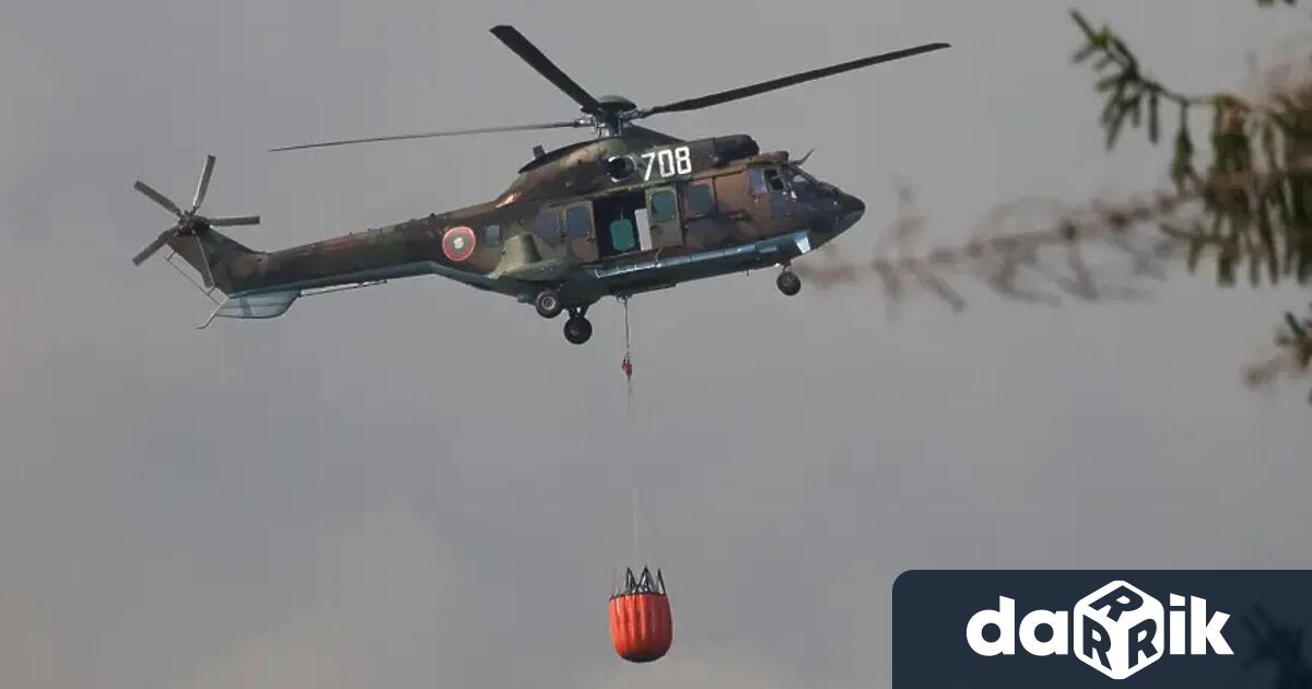 Два хеликоптера Кугър AS 532 AL Cougar с екипажи от