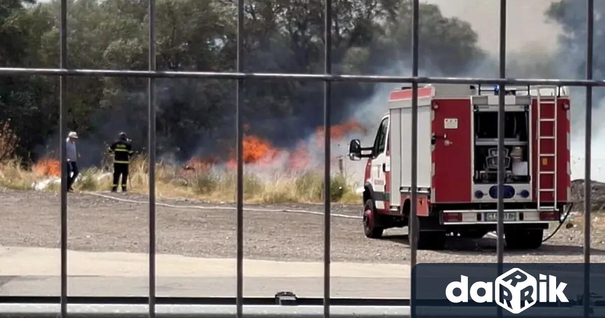 Пожарите в Хасковска област са локализирани Три екипа на пожарната