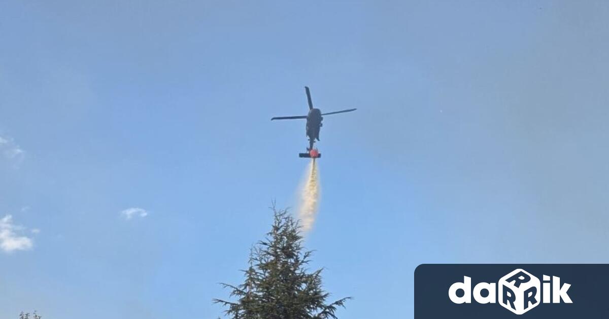 Отново серазпалипожарът в община Сунгурларе в района край село Скала