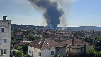 Голям пожар над Харманли - огънят е обхванал част от вилната зона