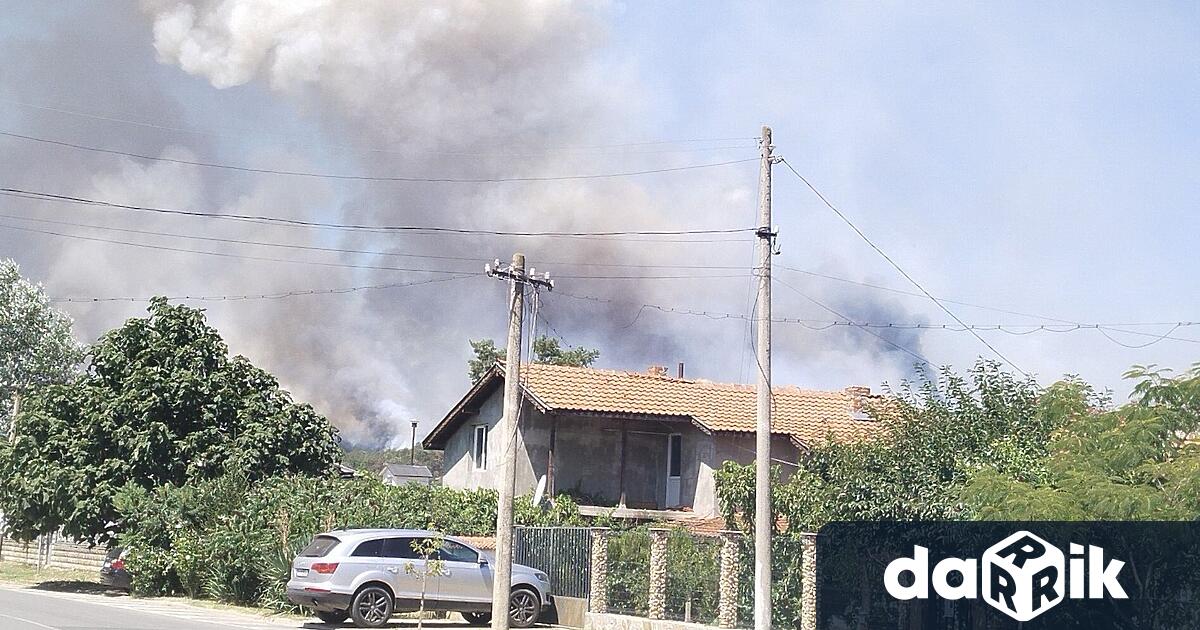 Нов случай на огнено бедствие у нас Голям пожар гори