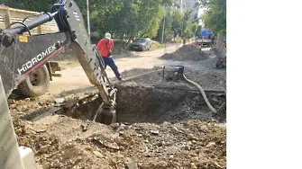 Продължава подмяната на вътрешен водопровод в ж.к. „Дружба“ до ОУ „Св. Климент Охридски“