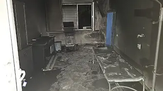 Оглеждат електрическата инсталация след пожара в хасковската болница