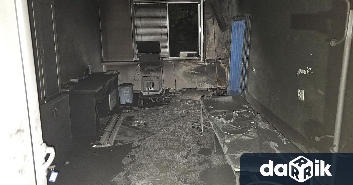 Пожар в болницата в Хасково наложи извеждането поспешност на пациенти