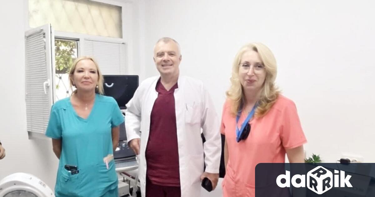От днес нашата болница разполага със свръхмодерен ехограф от най висок