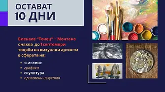 Остават 10 дни за  участие в първия онлайн етап на Биенале „Тенец“ – Монтана