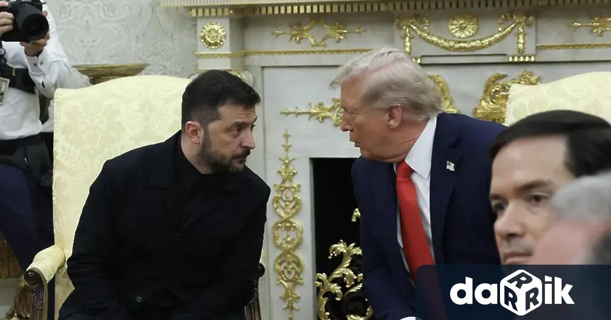 Президентът на САЩ Доналд Тръмп говори на живо по Fox