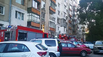 Пожар наложи евакуацията на блок в столичния квартал „Стрелбище“