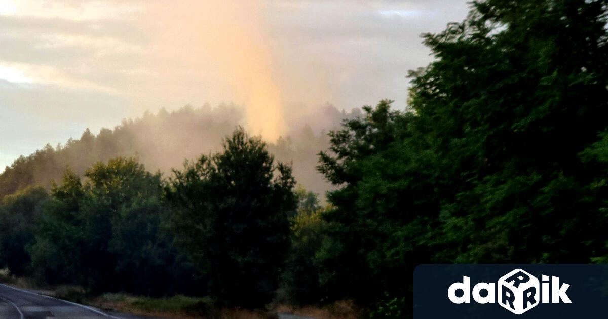 Продължава гасенето на пожара в природен парк Рила който към