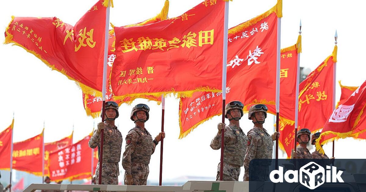 Мащабенвоенен парад в Пекинпо случай 80 години от победата над