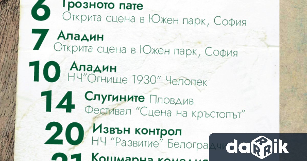 Драматично куклен театър – Враца поставя атрактивно и разнообразноначало на новия