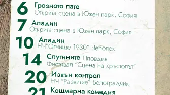 Програмата за септември на Врачанския театър: фестивали, турнета и нови заглавия