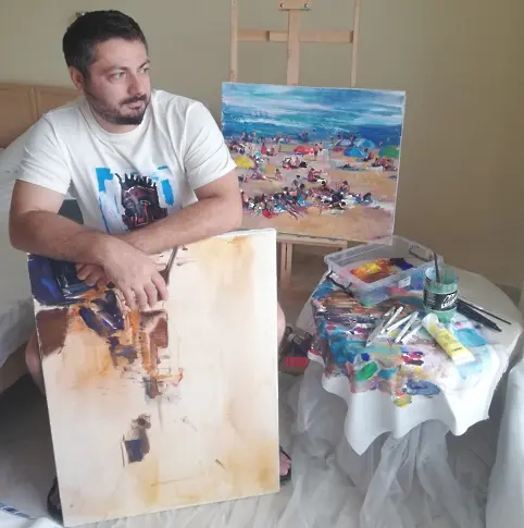  Иракли Чиковани от Грузия до пленера „ Созопол “: Авторите тук са на доста високо равнище 