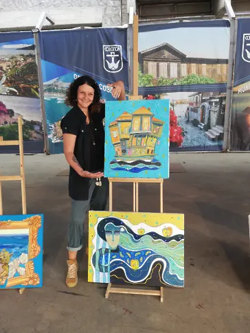  Мира Рахнева: Сигурна съм, че идващите ми картини ще носят духа на пленера „ Созопол “ 