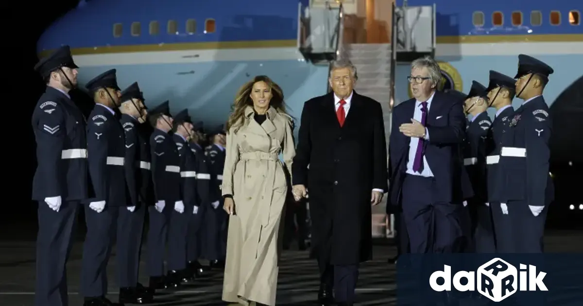 Президентът на САЩ Доналд Тръмп пристигна снощи на държавно посещение