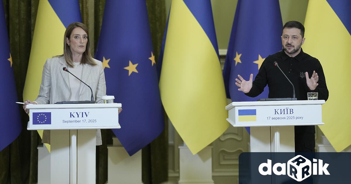 Президентът на Украйна Володимир Зеленски се срещна с председателката на