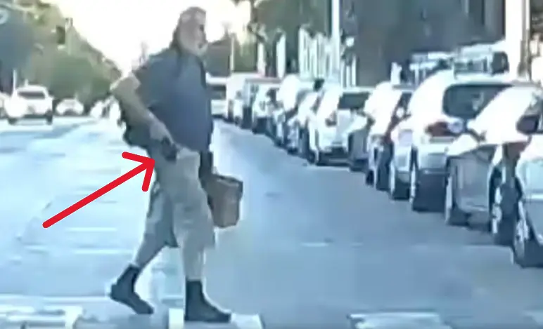 Пешеходец извади пистолет на шофьор посред бял ден в столицата (ВИДЕО)