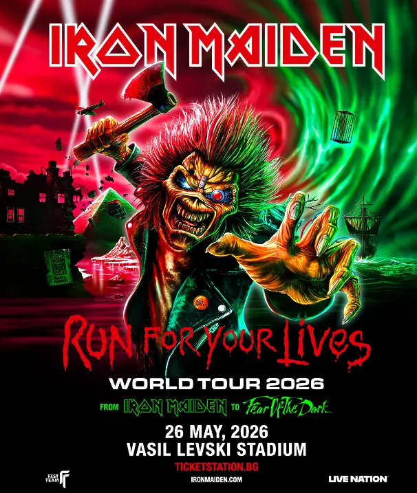 Iron Maiden отново у нас - 26 май в София!