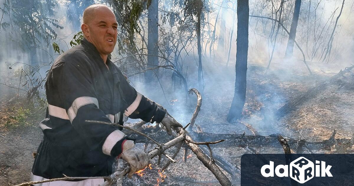 Днес в 13 50 часа е избухнал пожар в село Баново